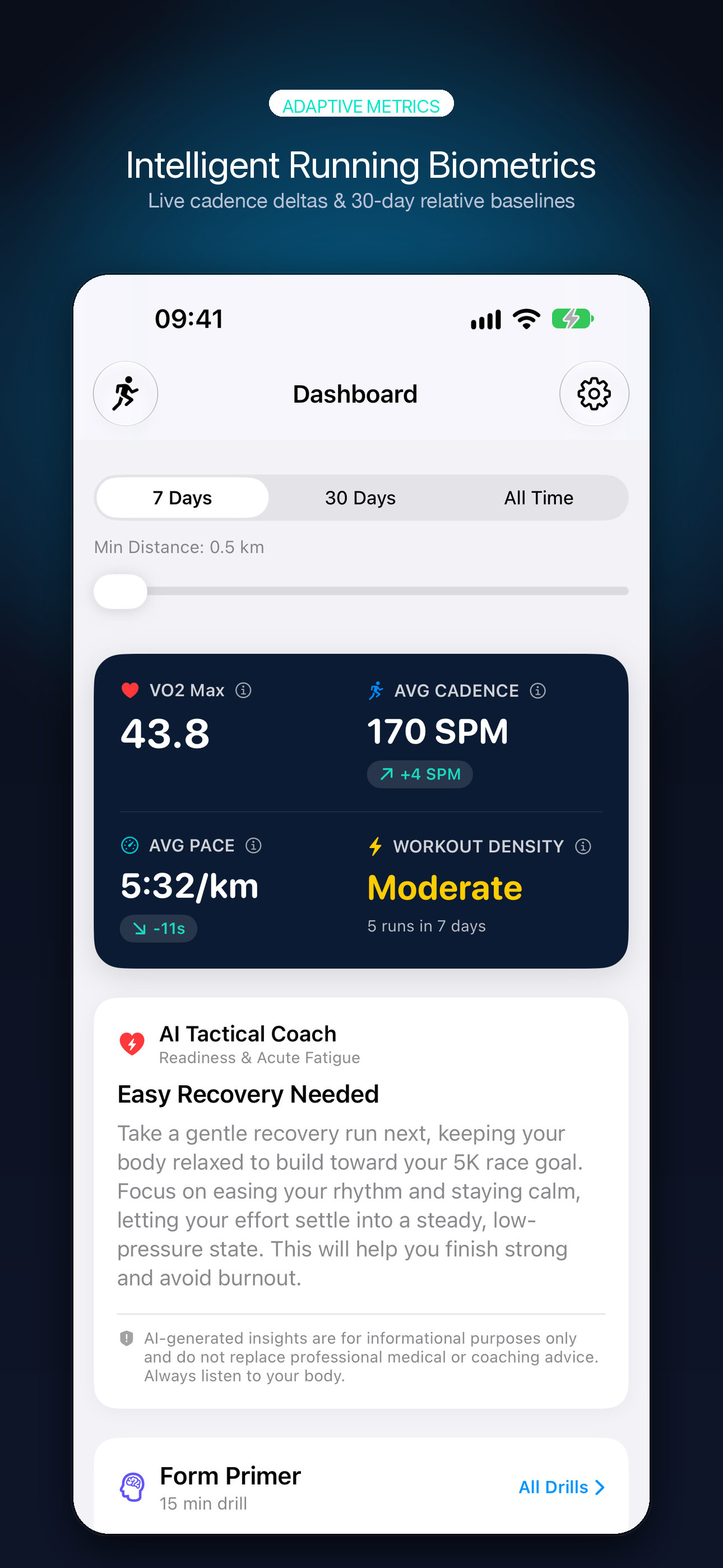 Runalyst Biometrics Preview